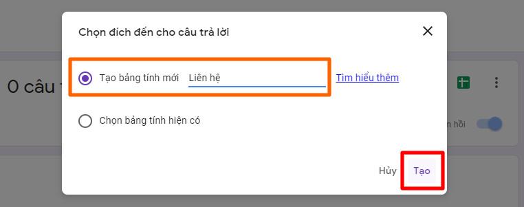 Tạo trang liên hệ cho WordPress với Google Forms